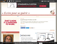 Tablet Screenshot of ecrire-pour-se-guerir.over-blog.fr