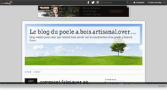 Desktop Screenshot of poele.a.bois.artisanal.over-blog.fr