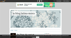 Desktop Screenshot of latina-mora.over-blog.com