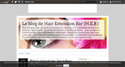 Desktop Screenshot of hairextensionbar.over-blog.com