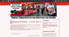 Desktop Screenshot of jeunescommunistes13.over-blog.com