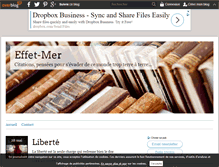 Tablet Screenshot of effet-mer.over-blog.com
