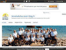 Tablet Screenshot of lesvoixdufour.over-blog.fr