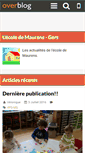 Mobile Screenshot of ecole.maurens.over-blog.com