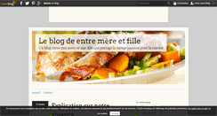 Desktop Screenshot of entremereetfille.over-blog.com