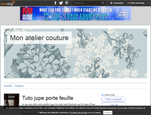 Tablet Screenshot of monatelier.over-blog.fr