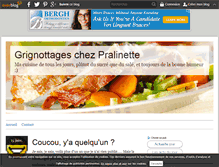 Tablet Screenshot of grignottageschezpralinette.over-blog.com