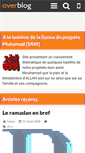 Mobile Screenshot of hadith.over-blog.com