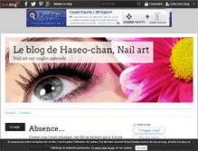 Tablet Screenshot of haseo-nailart.over-blog.com