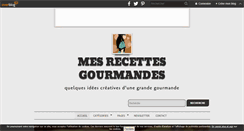 Desktop Screenshot of mesrecettesgourmandes.over-blog.fr