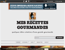 Tablet Screenshot of mesrecettesgourmandes.over-blog.fr