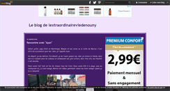 Desktop Screenshot of lextraordinaireviedenouny.over-blog.com