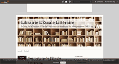 Desktop Screenshot of lescalelitteraire.over-blog.com