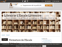 Tablet Screenshot of lescalelitteraire.over-blog.com
