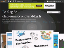 Tablet Screenshot of clubjeunesccvc.over-blog.fr