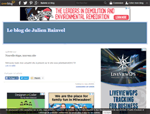 Tablet Screenshot of julien-bainvel.over-blog.fr