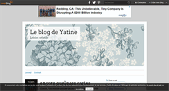 Desktop Screenshot of lespetitespagesdeyatine.over-blog.com