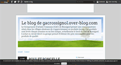 Desktop Screenshot of gacrossignol.over-blog.com