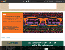Tablet Screenshot of librairie-palimpseste.over-blog.com