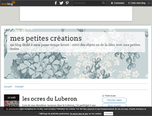Tablet Screenshot of lvcreation.over-blog.com