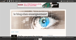 Desktop Screenshot of elan-enseignement.over-blog.com