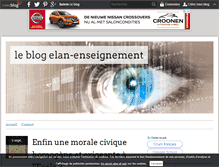 Tablet Screenshot of elan-enseignement.over-blog.com