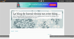 Desktop Screenshot of kawai-dessu-ne.over-blog.com