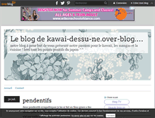 Tablet Screenshot of kawai-dessu-ne.over-blog.com