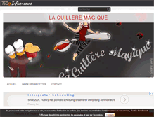 Tablet Screenshot of lacuilleremagique.over-blog.com