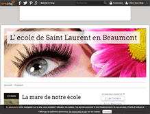 Tablet Screenshot of ecolestlaurentbeaumont.over-blog.fr