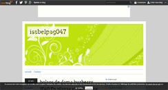 Desktop Screenshot of isabelpag047.over-blog.com