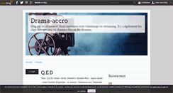 Desktop Screenshot of drama-accro.over-blog.com