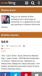 Mobile Screenshot of drama-accro.over-blog.com