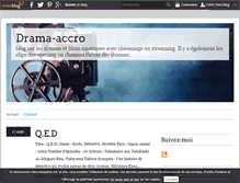 Tablet Screenshot of drama-accro.over-blog.com