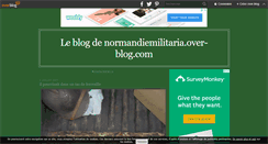 Desktop Screenshot of normandiemilitaria.over-blog.com