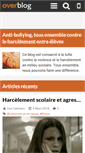 Mobile Screenshot of anti-bullying.over-blog.fr