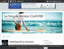 Tablet Screenshot of jeromeclavier.over-blog.com