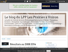 Tablet Screenshot of lpplesprairies.over-blog.com
