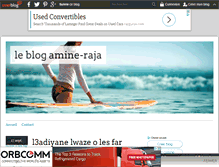 Tablet Screenshot of amine-raja.over-blog.com