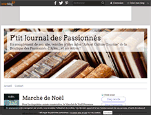 Tablet Screenshot of lespassionnes.over-blog.com