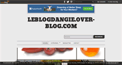 Desktop Screenshot of leblogdangie.over-blog.com