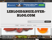 Tablet Screenshot of leblogdangie.over-blog.com