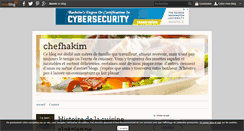 Desktop Screenshot of chefhakim.over-blog.com