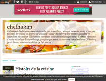 Tablet Screenshot of chefhakim.over-blog.com