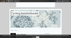 Desktop Screenshot of familleblondet.over-blog.com