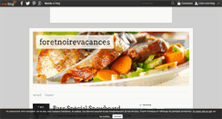 Desktop Screenshot of foretnoirevacances.over-blog.fr