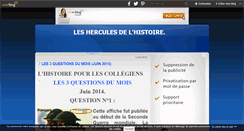 Desktop Screenshot of lesherculesdelhistoire.over-blog.com
