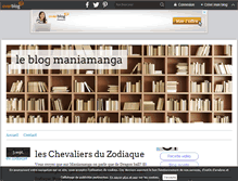 Tablet Screenshot of maniamanga.over-blog.com