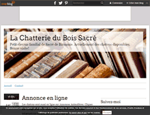 Tablet Screenshot of chatterieduboissacre.over-blog.com