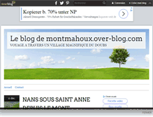 Tablet Screenshot of montmahoux.over-blog.com